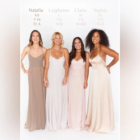 Show Me Your Mumu Godshaw Goddess Gown Large New w/ tags champagne luxe satin L - Picture 4 of 16